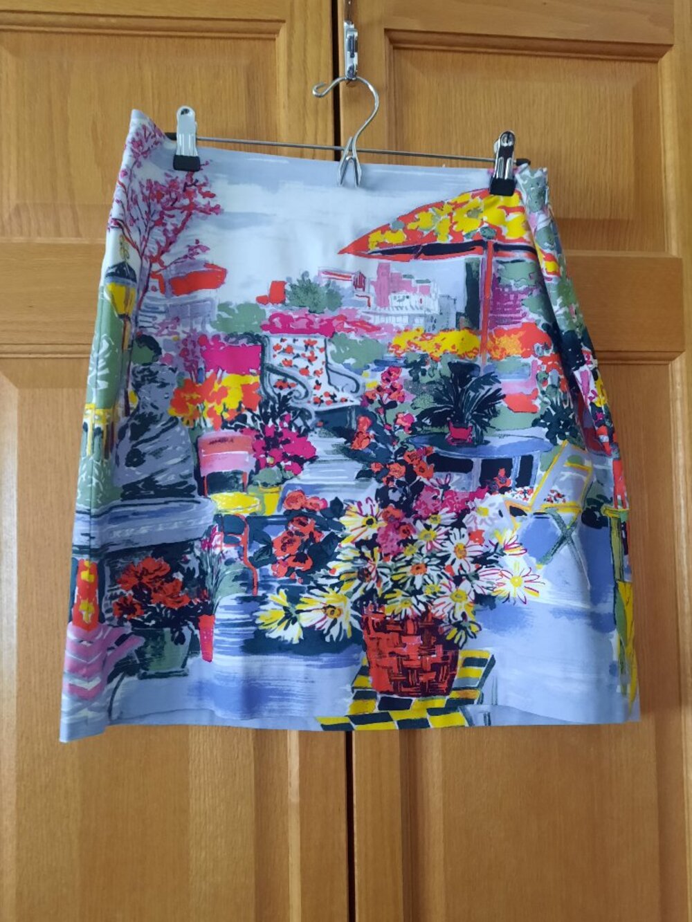 Skirt, Talbots Petites, Colorful Scene